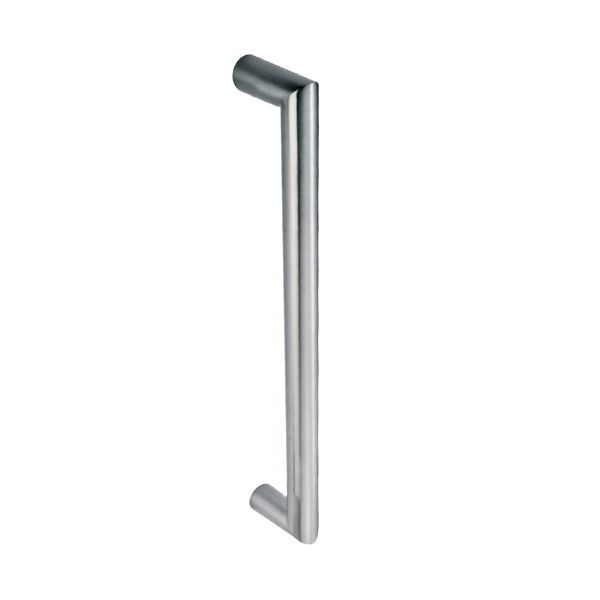 ROUND BAR MITRED DOOR PULL HANDLE (GRADE 201)